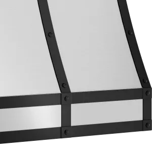Zephyr BKFT48AMB Forte Hood Banding Kit, 48In, Matte Black Hood Accessories LED light kits for hoods