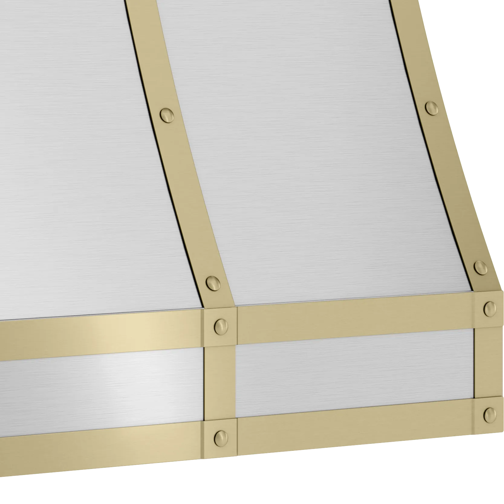 Zephyr BKFT48ASG Forte Hood Banding Kit, 48In, Satin Gold Hood Accessories LED light kits for hoods