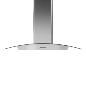 Zephyr BMIE36CG Brisas Curved Glass Chim. Wall, 36" G, 600 Cfm, Act, Led Ventilation Range Hoods high suction kitchen exhaust hood