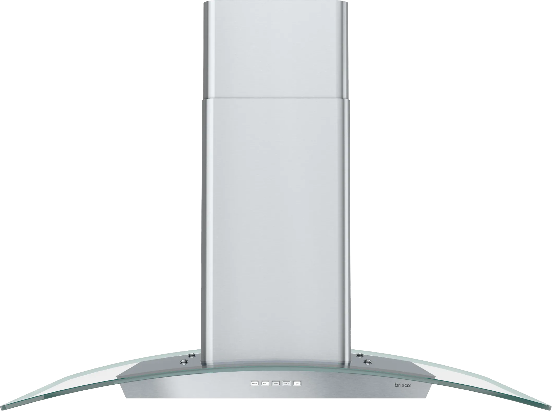 Zephyr BMIE36DG Brisas Curved Glass Wall, 36" G, Act, Led Ventilation Range Hoods high suction kitchen exhaust hood