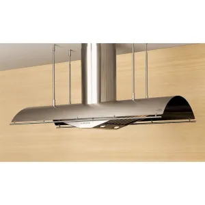 Zephyr CTPE60BSX 60" Trapeze Island Ducted Hoods under cabinet ducted hood