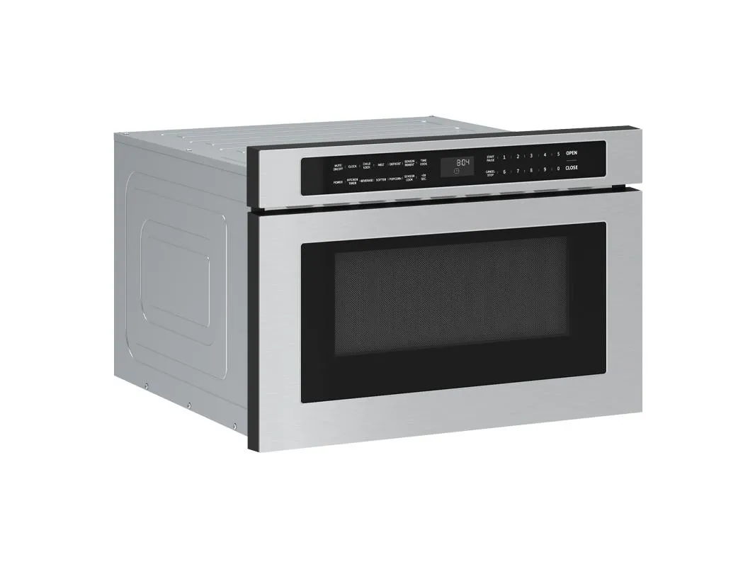 Zephyr MWD2401AS 24" Microwave Drawer Microwave Ovens smart sensor microwave oven