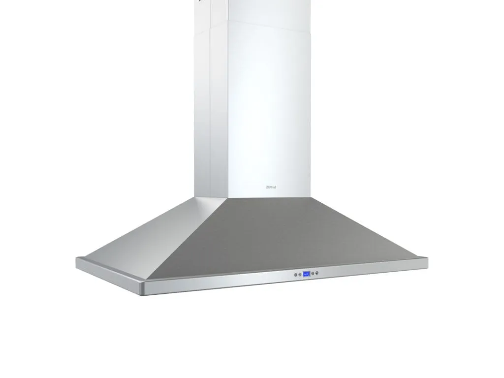 Zephyr ZNAM90CS 36" Napoli Island Convertable Hoods quiet convertible vent hood