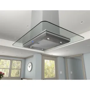 Zephyr ZVNM90AG 36" Verona Island Hood W/715Cfm Blower,5 Speed Levels,Act,Dcbl Supprsson Professional Hoods 36 inch wall mount hood