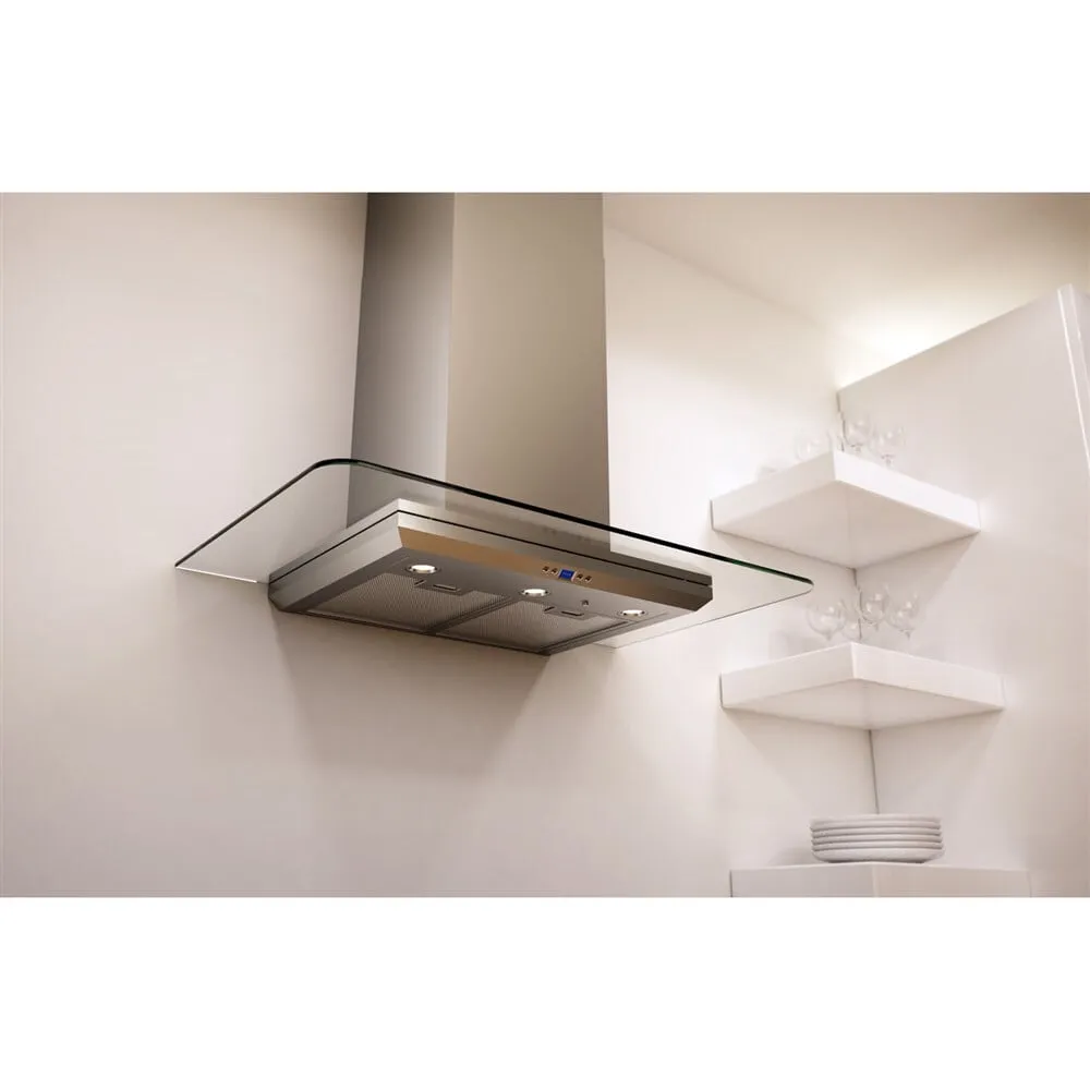 Zephyr ZVOM90AG 36" Verona Wall Hood W/715 Cfm Blower,5 Speed Levels,Act,Dcbl Spprssion Professional Hoods 36 inch wall mount hood
