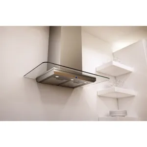 Zephyr ZVOM90AG 36" Verona Wall Hood W/715 Cfm Blower,5 Speed Levels,Act,Dcbl Spprssion Professional Hoods 36 inch wall mount hood